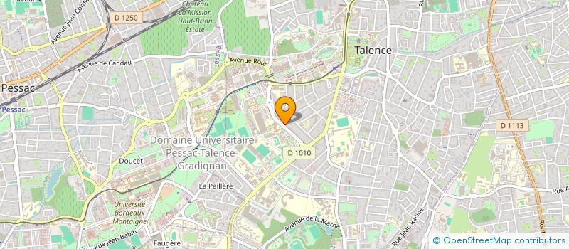 localisation de l'entreprise MADAME AURELIE DUVERNET  TALENCE