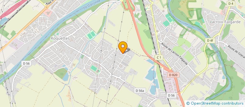 localisation de l'entreprise MADAME AURELIE DUVIEUBOURG  ROQUETTES