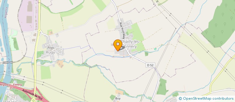 localisation de l'entreprise MADAME AURELIE ELIZEON  CHAILLY-LES-ENNERY