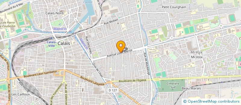 localisation de l'entreprise MADAME AURELIE ELZBACH  CALAIS