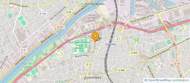 localisation de l'entreprise MADAME AURELIE EMORINE à COLOMBES