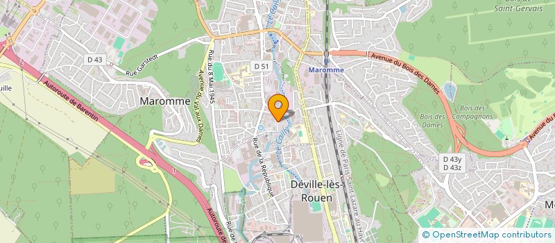 localisation de l'entreprise MADAME AURELIE ENGRAND  MAROMME