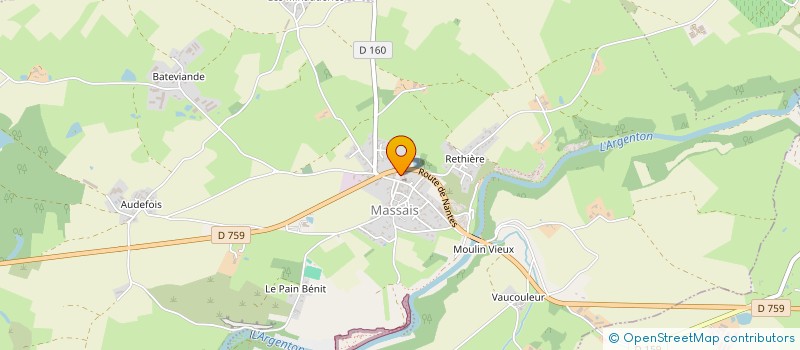 localisation de l'entreprise MADAME AURELIE ENOND  COURLAY