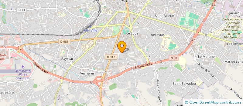 localisation de l'entreprise MADAME AURELIE ESTEVE à ALBI