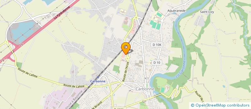 localisation de l'entreprise MADAME AURELIE ESTRADE  CARBONNE