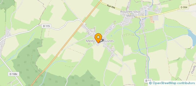 localisation de l'entreprise MADAME AURELIE FAIVRET à MEILLY-SUR-ROUVRES
