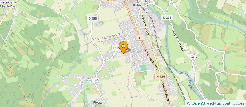 localisation de l'entreprise MADAME AURELIE FAMOSE  AGNOS