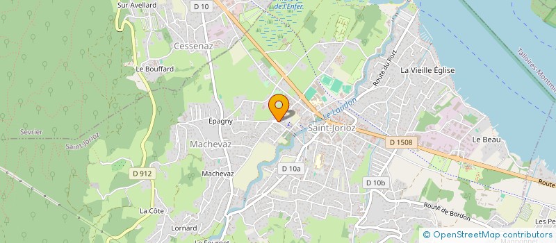 localisation de l'entreprise MADAME AURELIE FANT  SAINT-JORIOZ