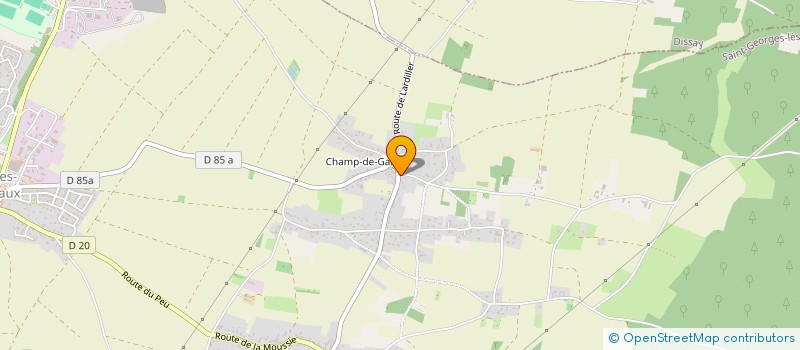 localisation de l'entreprise MADAME AURELIE FANTIN  SAINT-GEORGES-LES-BAILLARGEAUX