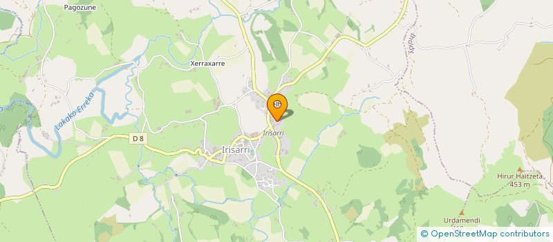 localisation de l'entreprise MADAME AURELIE FAUCON  BIDARRAY