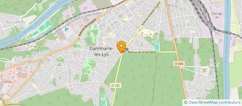 localisation de l'entreprise MADAME AURELIE FAURE à DAMMARIE-LES-LYS