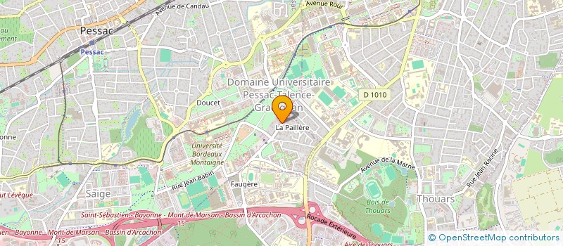 localisation de l'entreprise MADAME AURELIE FAURE à PESSAC