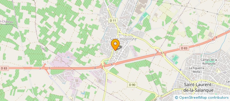 localisation de l'entreprise MADAME AURELIE FAURE  SAINT-HIPPOLYTE