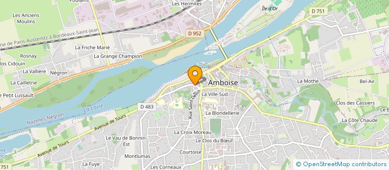 localisation de l'entreprise MADAME AURELIE FAURRE  AMBOISE