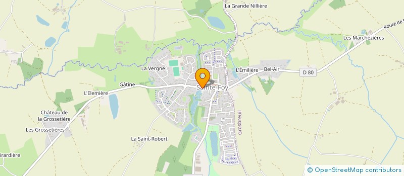 localisation de l'entreprise MADAME AURELIE FAVALIER à SAINTE-FOY