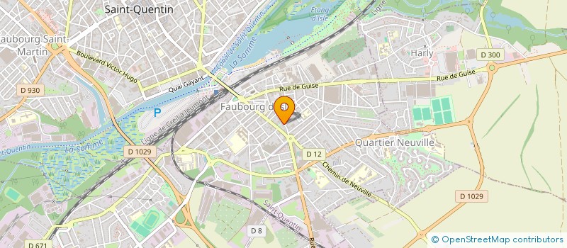 localisation de l'entreprise MADAME AURELIE FEBVRE à SAINT-QUENTIN