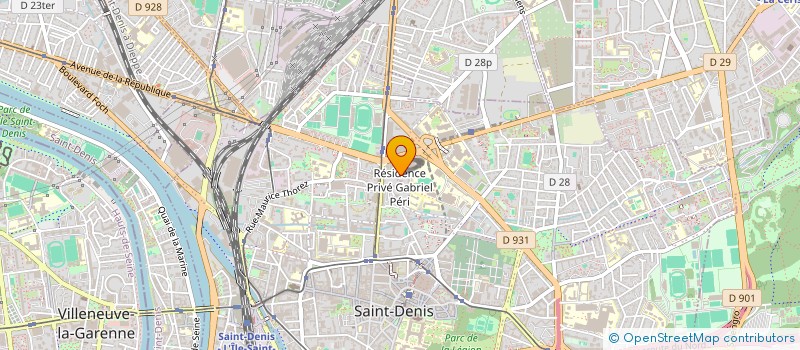 localisation de l'entreprise MADAME AURELIE FERDINAND à SAINT-DENIS