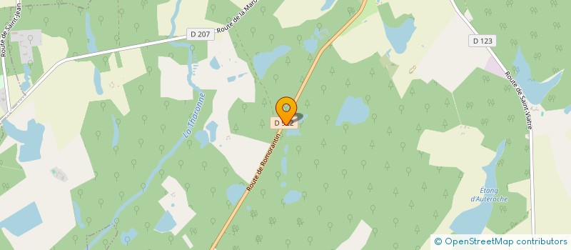 localisation de l'entreprise MADAME AURELIE FERE  CHAUMONT-SUR-THARONNE