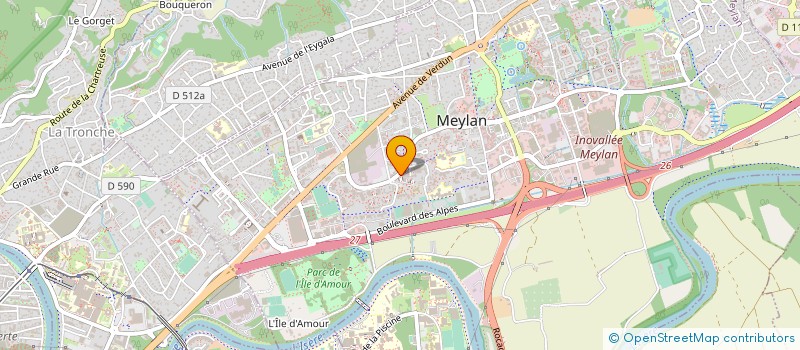 localisation de l'entreprise MADAME AURELIE FERNANDES à MEYLAN
