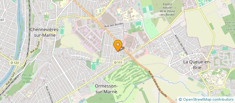 localisation de l'entreprise MADAME AURELIE FERNANDES à ORMESSON-SUR-MARNE