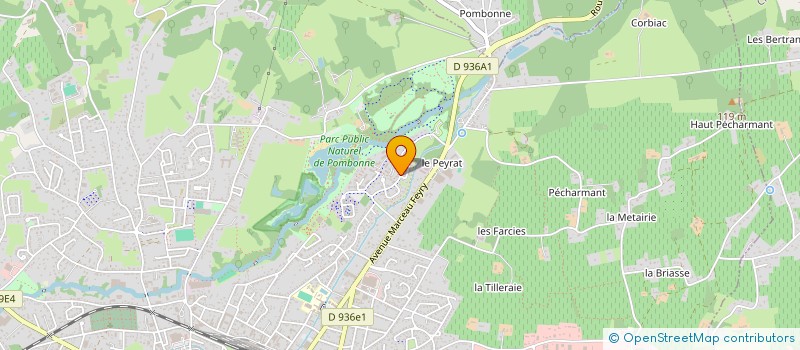 localisation de l'entreprise MADAME AURELIE FERNANDEZ à BERGERAC