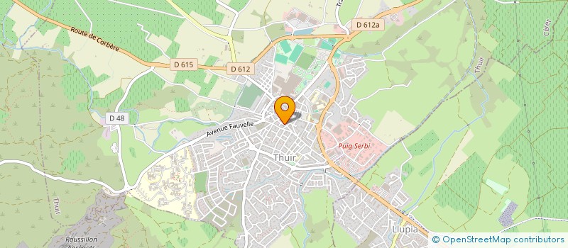 localisation de l'entreprise MADAME AURELIE FERRAND  THUIR