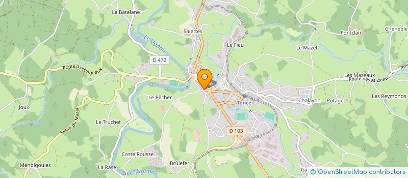 localisation de l'entreprise MADAME AURELIE FERRAPIE à TENCE