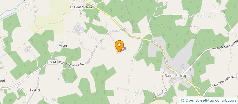 localisation de l'entreprise MADAME AURELIE FERRE à COURGEAC