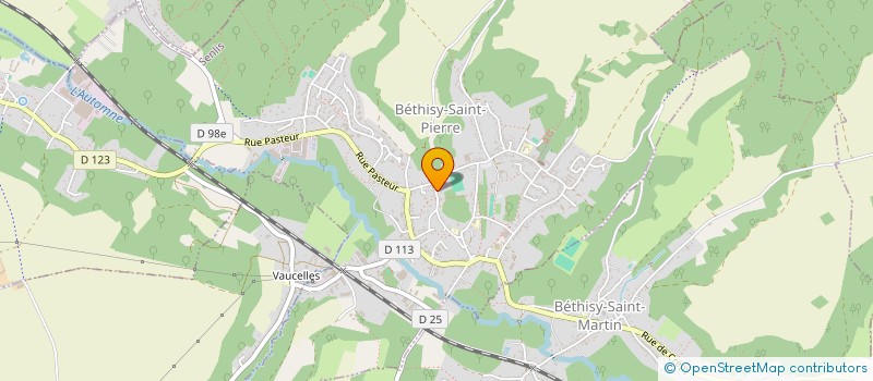 localisation de l'entreprise MADAME AURELIE FERREIRA  BETHISY-SAINT-PIERRE