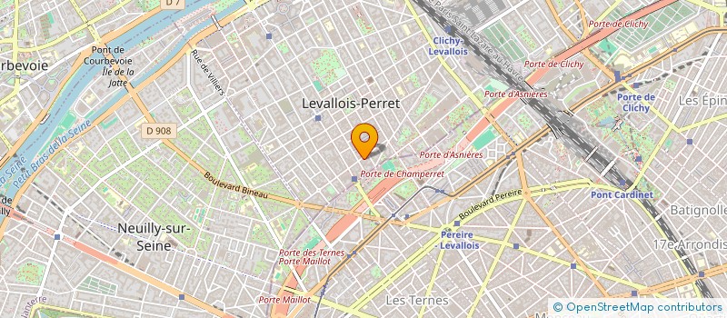 localisation de l'entreprise MADAME AURELIE FERTON à LEVALLOIS-PERRET