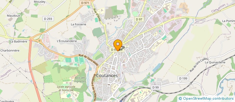 localisation de l'entreprise MADAME AURELIE FEUGE  COUTANCES