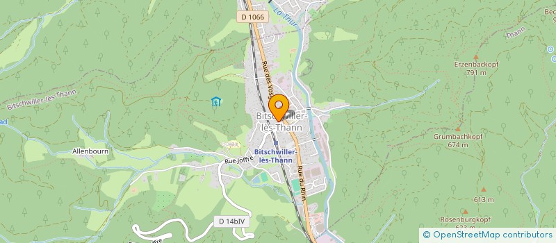 localisation de l'entreprise MADAME AURELIE FEVER  BITSCHWILLER-LES-THANN