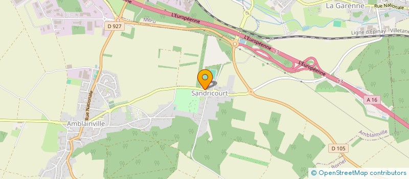 localisation de l'entreprise MADAME AURELIE FIEVET  AMBLAINVILLE