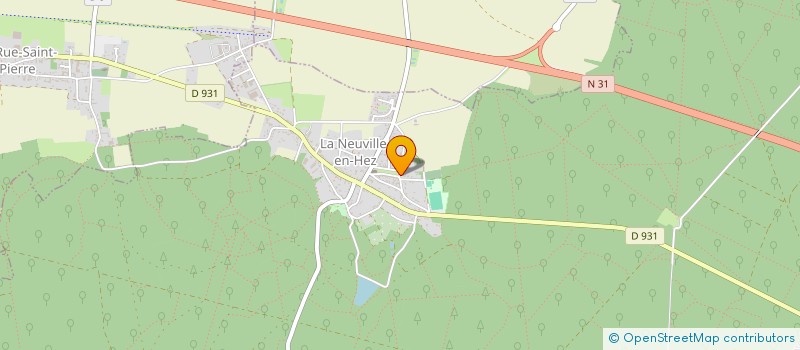 localisation de l'entreprise MADAME AURELIE FINANCE  LA NEUVILLE-EN-HEZ