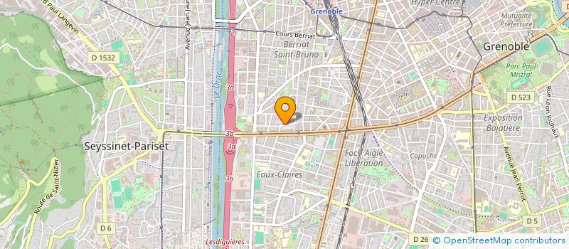 localisation de l'entreprise MADAME AURELIE FINKEL à GRENOBLE