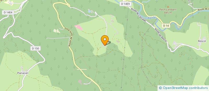 localisation de l'entreprise MADAME AURELIE FIORENTINO  LA SALVETAT-SUR-AGOUT