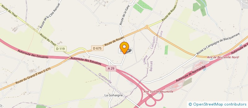 localisation de l'entreprise MADAME AURELIE FLANDIN  SAINT ANDRE D'HEBERTOT