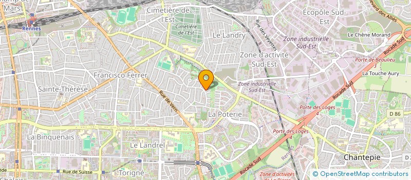 localisation de l'entreprise MADAME AURELIE FLECHERO  RENNES