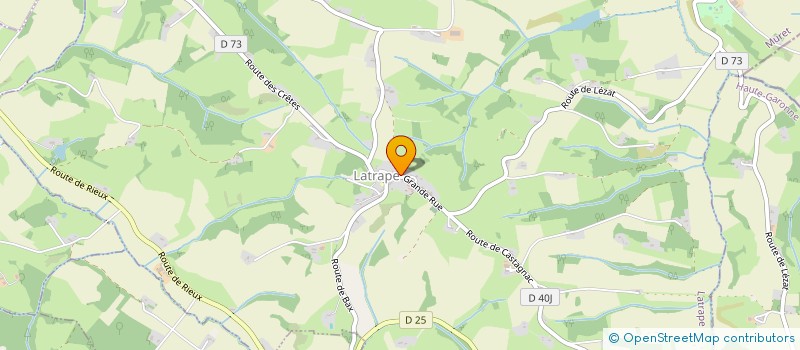 localisation de l'entreprise MADAME AURELIE FLOURAC  SAINT-SULPICE-SUR-LEZE