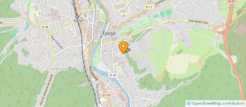 localisation de l'entreprise MADAME AURELIE FOINARD  EPINAL