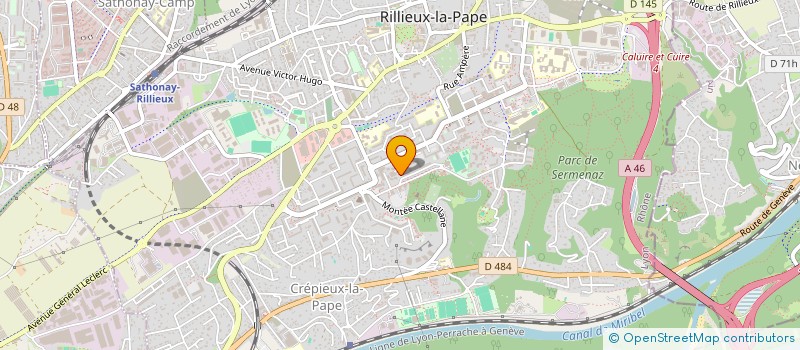 localisation de l'entreprise MADAME AURELIE FONTAINE  RILLIEUX-LA-PAPE