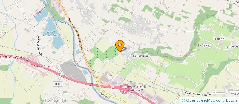 localisation de l'entreprise MADAME AURELIE FONTAINE  BELMONT-TRAMONET