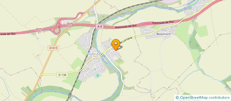 localisation de l'entreprise MADAME AURELIE FONTAINE  HATRIZE