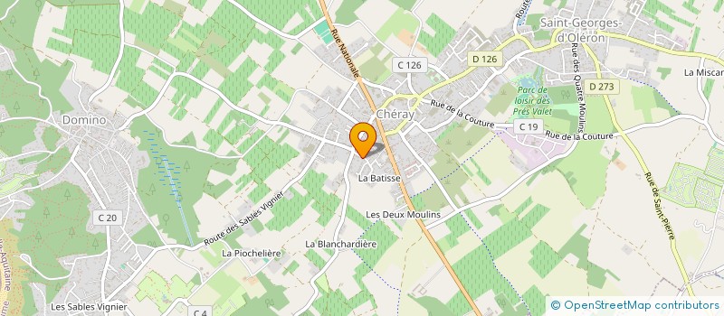 localisation de l'entreprise MADAME AURELIE FONTENEAU  SAINT GEORGES D'OLERON