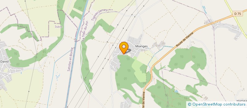 localisation de l'entreprise MADAME AURELIE FORT  CHAMAGNIEU