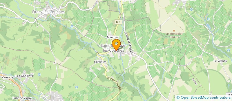 localisation de l'entreprise MADAME AURELIE FORTIER  SAINT-MAURICE-LES-COUCHES