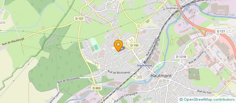 localisation de l'entreprise MADAME AURELIE FORTRIE  HAUTMONT