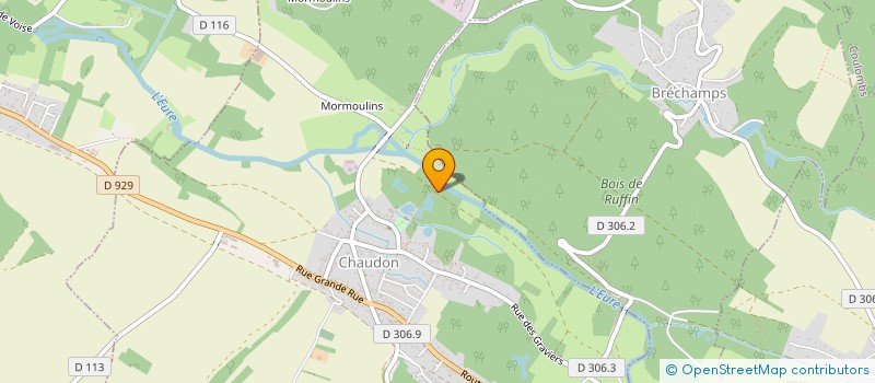 localisation de l'entreprise MADAME AURELIE FORTUNE à VILLEMEUX-SUR-EURE