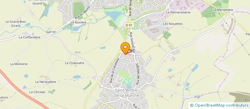 localisation de l'entreprise MADAME AURELIE FOUCHER à SEVREMOINE