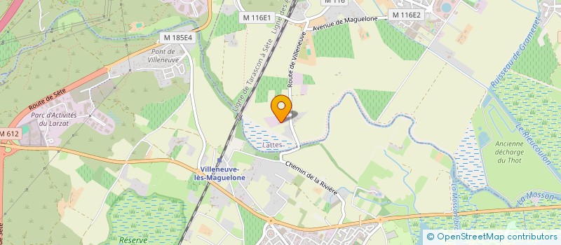 localisation de l'entreprise MADAME AURELIE FOULQUIE  LATTES